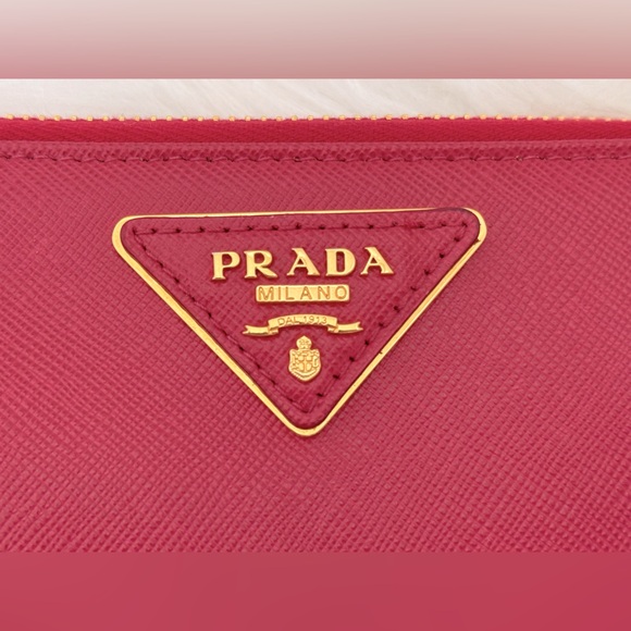 PRADA Milano Saffiano Leather Zippy Long Wallet - Picture 10 of 12